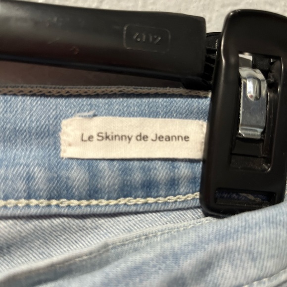 FRAME Le Skinny De Jeanne Raw Hem Crop Skinny Jeans In Jerome - Picture 5 of 7